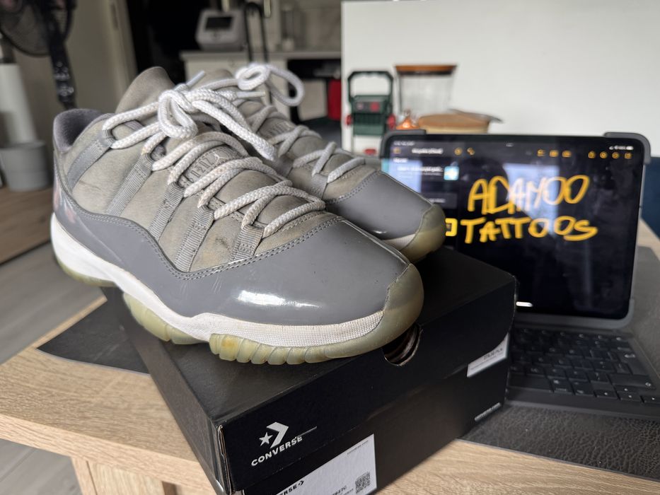 Jordan 11 low cool grey 9,5US 43 EU
