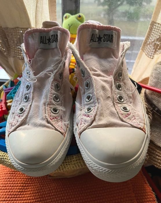 Ténis Converse AllStar rosa 40 tipo sapatilha sem atacadores