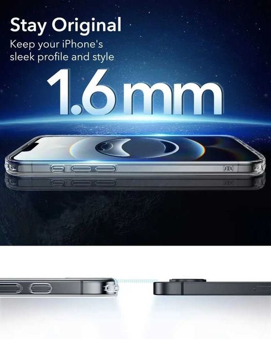 Чехол ESR Classic Hybrid Halolock для iPhone 16e Frosted Black