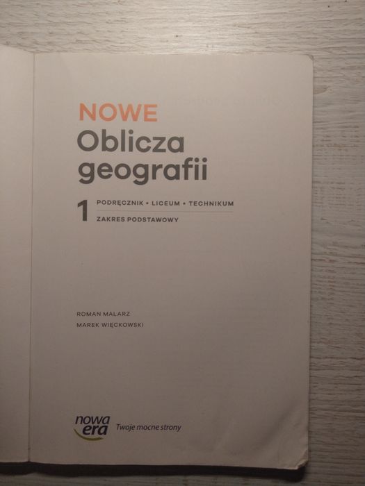 NOWE oblicza geografii 1