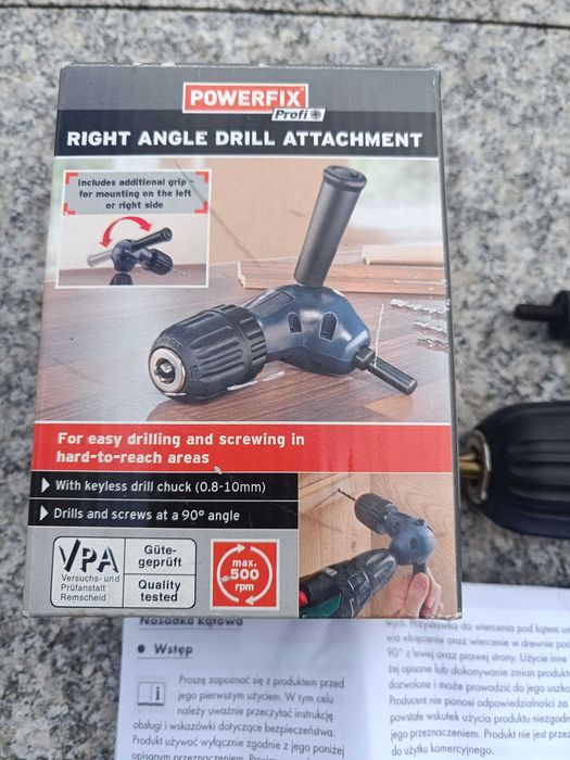 Nasadka kątowa do wiertarki