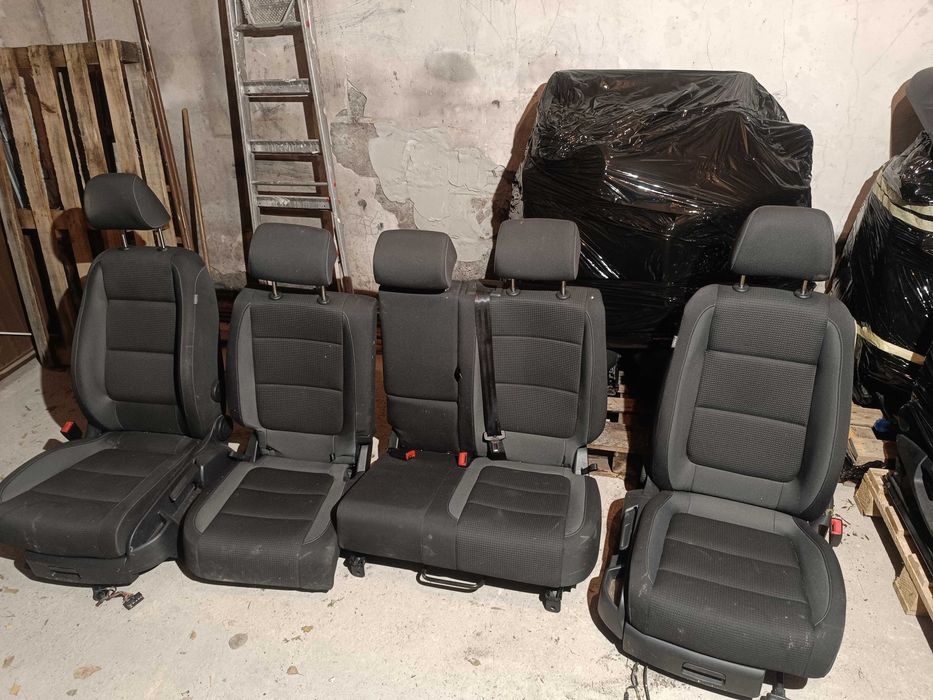 Vw Golf plus lift fotele podgrzewane kanapa wnętrze tapicerka