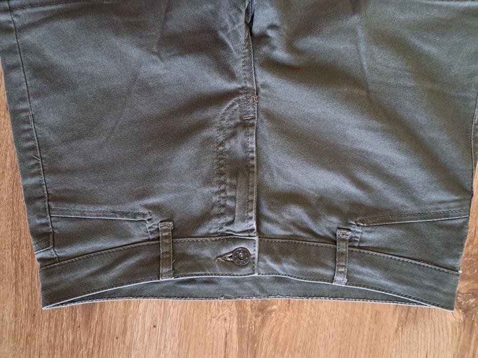 Cazedonia spodnie bojówki M zieleń