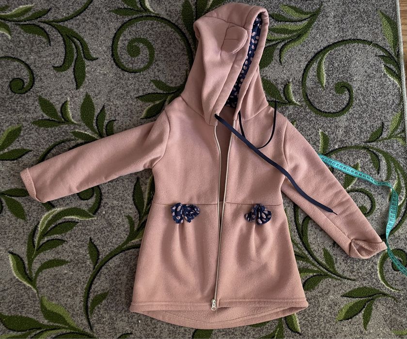 Кардиган на дівчинку 5-6р на флісі