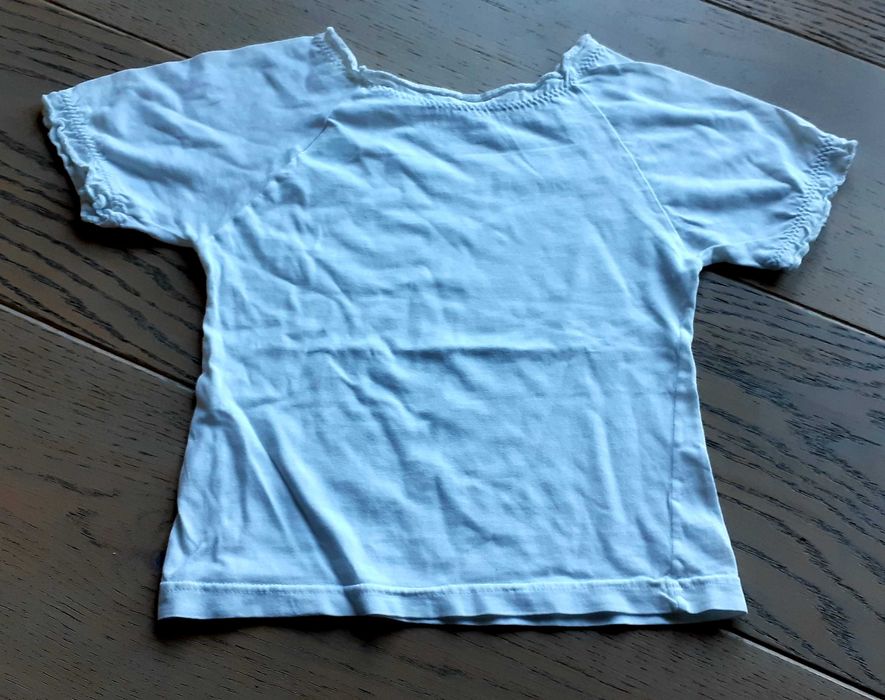 koszulka t-shirt dla dziewczynki 1 rok 80 100% bawełna