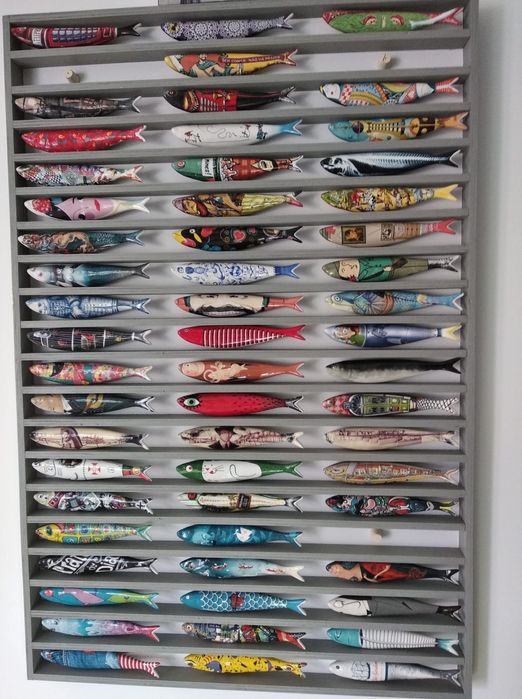 Estante expositor sardinhas bordalo pinheiro - personalizadas