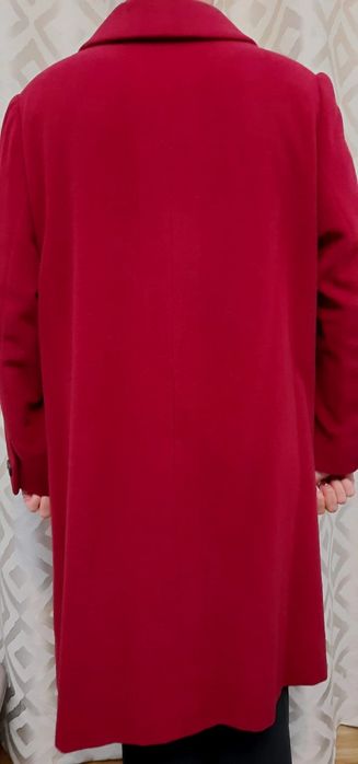 Casaco comprido bordeaux