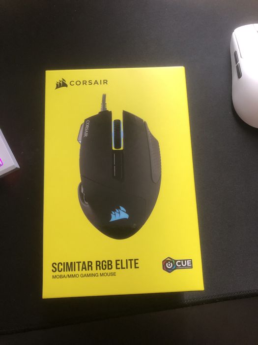 Ігрова мишка Corsair scimitar rgb elite Нова, Moba/MMO gaming mouse Ігрова мишка