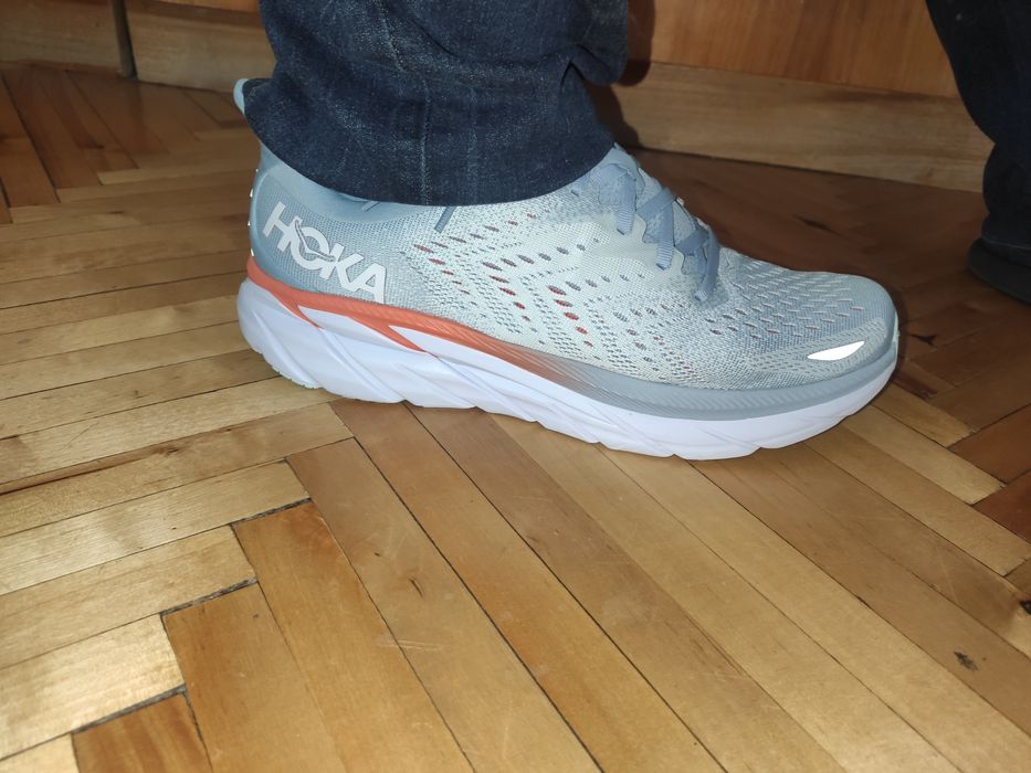 Нові стильні кросівки hoka clifton 8 blue fog.44.5-45