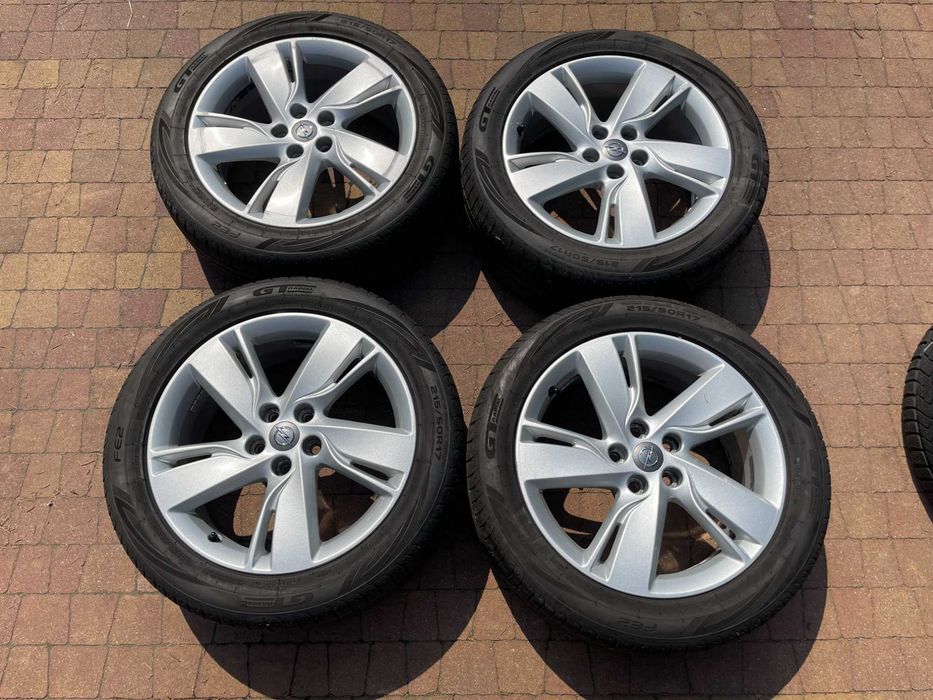 4226. Alufelgi 17" koła letnie Opel Astra J K oryginalne 5x105 215/50/17 2024r