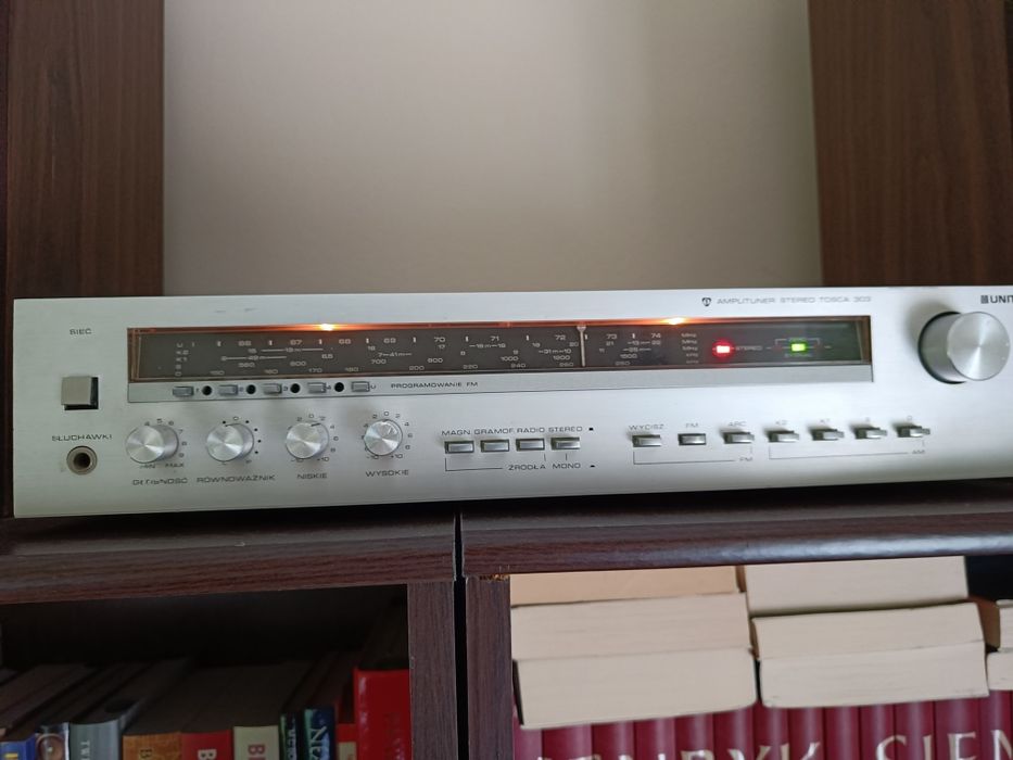 Amplituner z radiem UNITRA Tosca 303 + głośniki  space 86