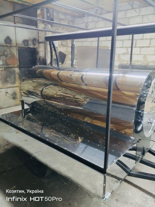 Барбекю брчка на прицепе мангал на причіпі смокер коптільня