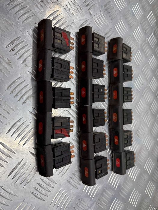 Кнопка аварийки  opel omega b  vectra b  7 pin  90457316