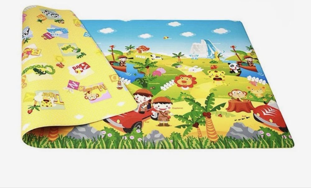 Двосторонній розвиваючий килимок Dwinguler "Safari"