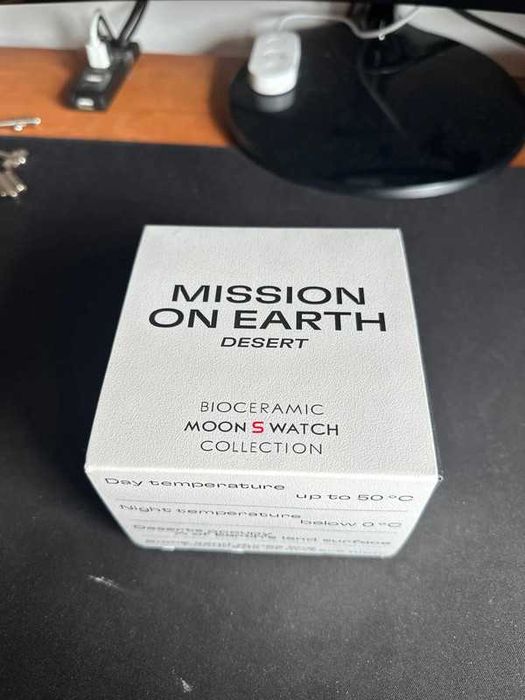 Omega x Swatch SO33T103 – Piaskowy Zegarek Kolekcjonerski