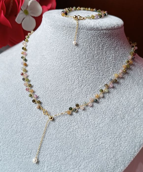 naszyjnik i bransoletka kamień naturalny