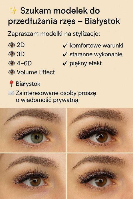 Drogie dziewczyny,serdecznie zapraszam na zabieg z przedłużania rzęs