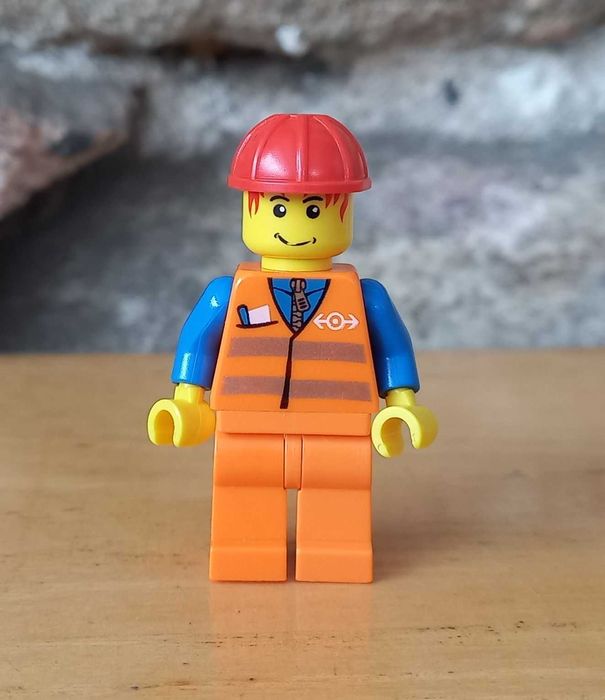 Lego Train - Minifigurka trn130 - Pracownik Kolei