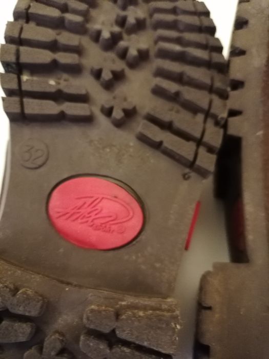 Sapatos de vela  em pele  T 32