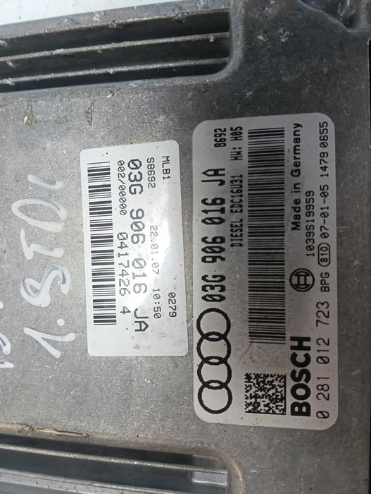 Sterownik Silnika Komputer Audi A4 b7 1.9 tdi BRB 03G,906,016JA WYSYŁK