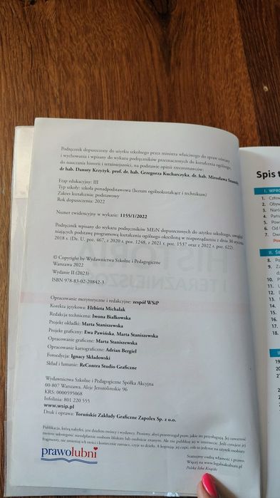 Historia i teraźniejszość 1 WSIP HIT 1