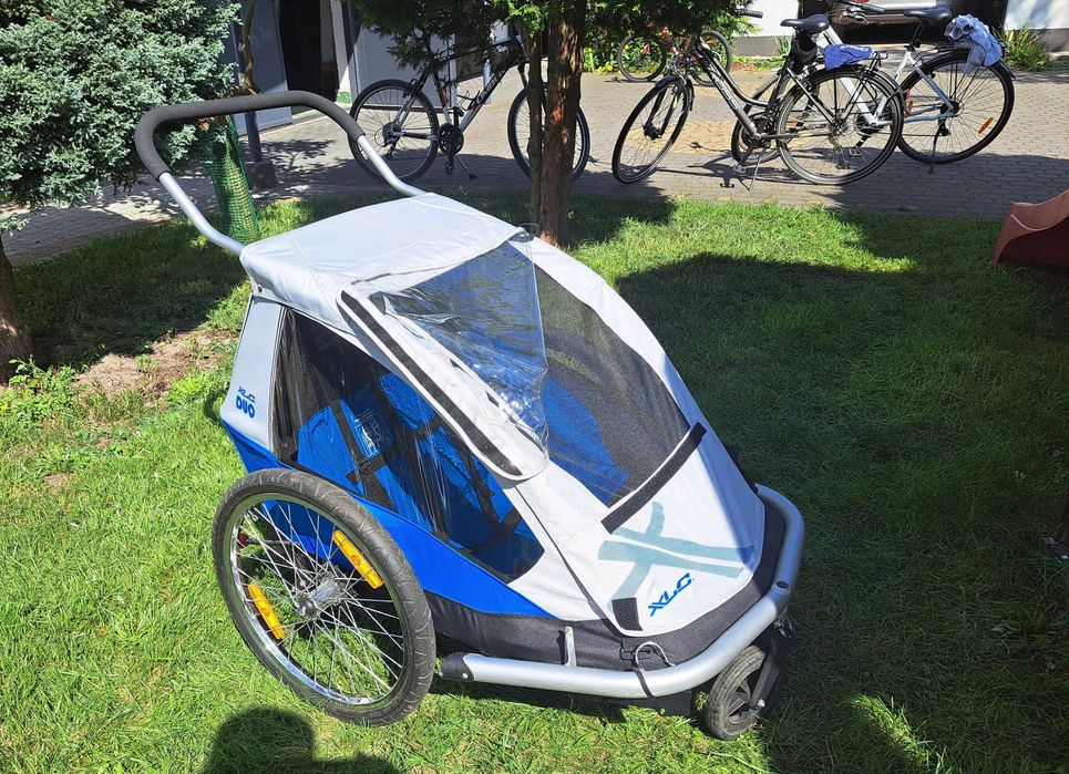 Przyczepka rowerowa XLC DUO 2 Niebieska