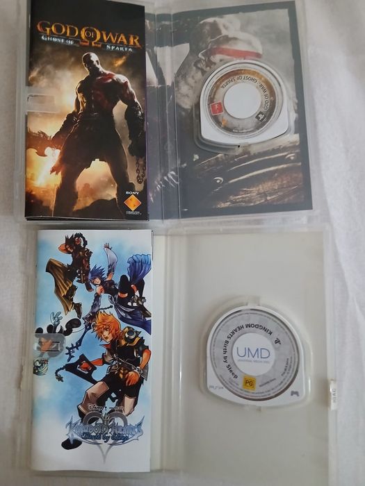 God of War Ghost of Sparta + Kingdom Hearts PSP Completo