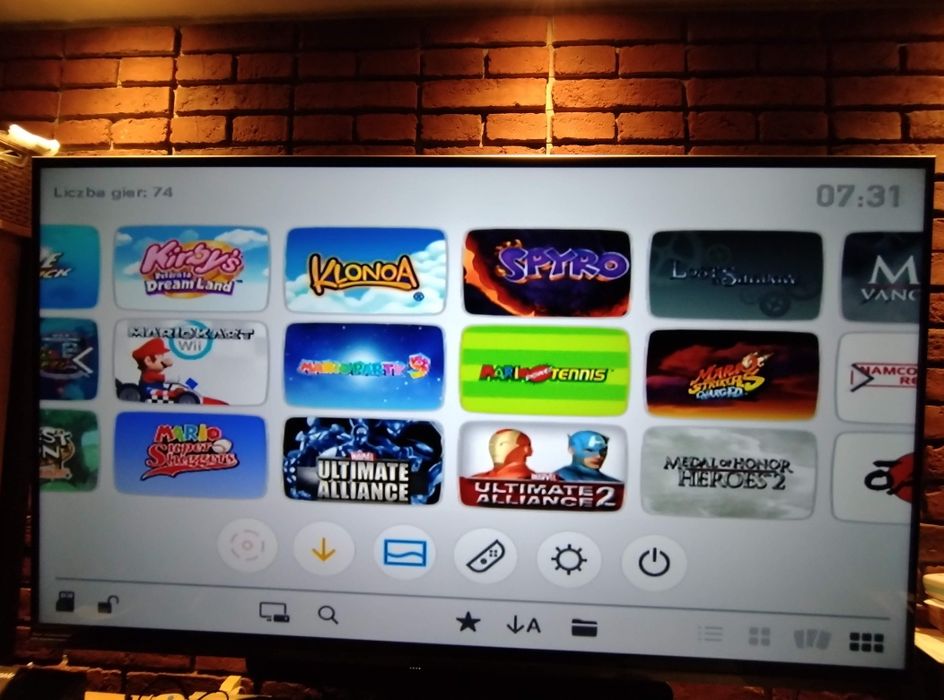 Nintendo Wii przerobione + Wii Fit CFW 128GB zestaw