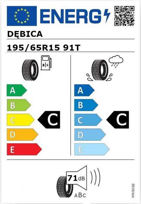 1X Nowa opona letnia DĘBICA PASSIO 2 195/65R15 91T