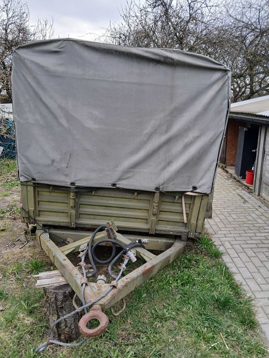 Przyczepa wojskowa jednoosiowa Star 266