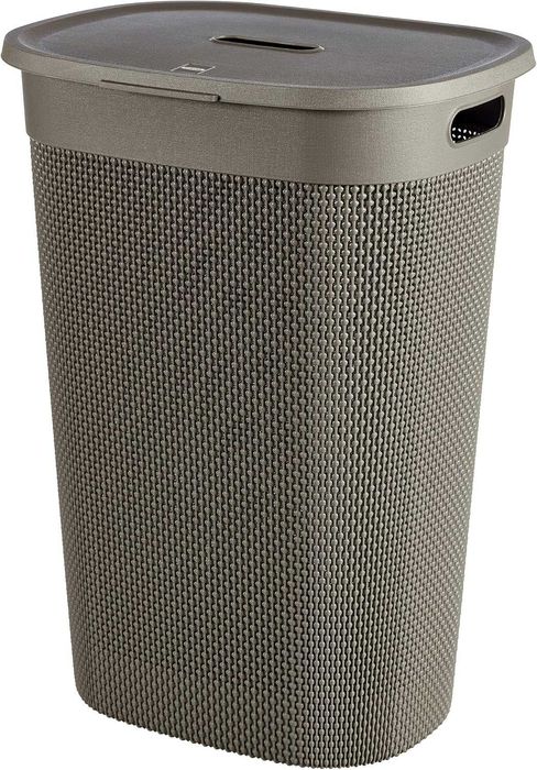 Keter Curver drut kosz na pranie łazienki Cappuccino 55 l BEZ POKROWCA