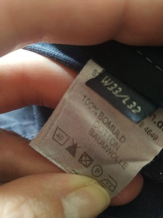 Spodnie chino męskie szare REDGREEN  33/32