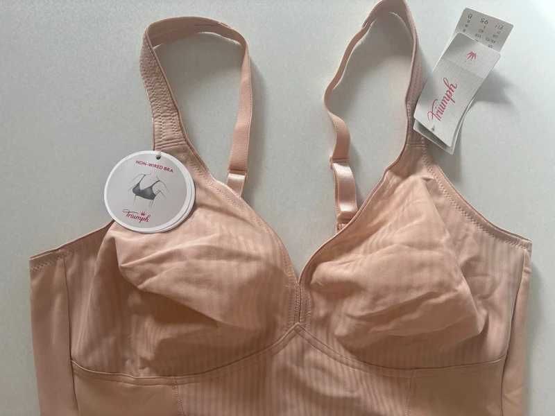 Triumph beżowe body model Modern Soft+Cotton BS 95B NOWE