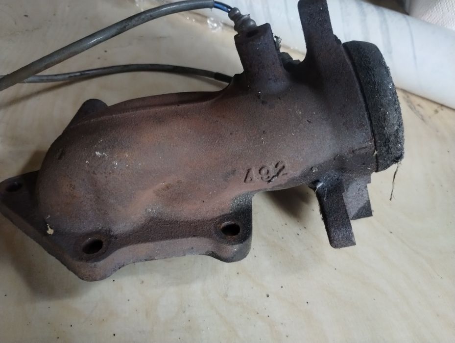 Mitsubishi Outlander I 2.0t flasza rura wydechowa kolanko