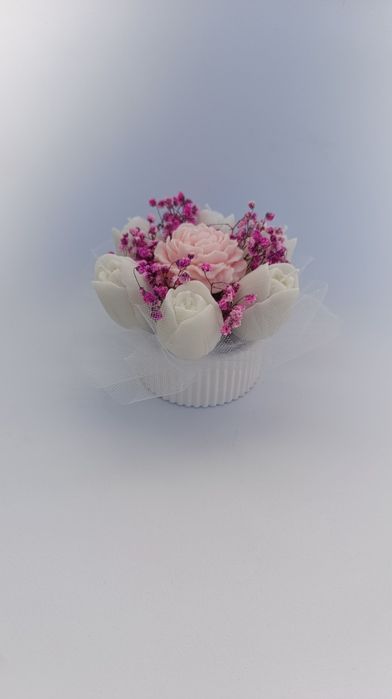 Buquê de flores em cera/vela / dia da mãe