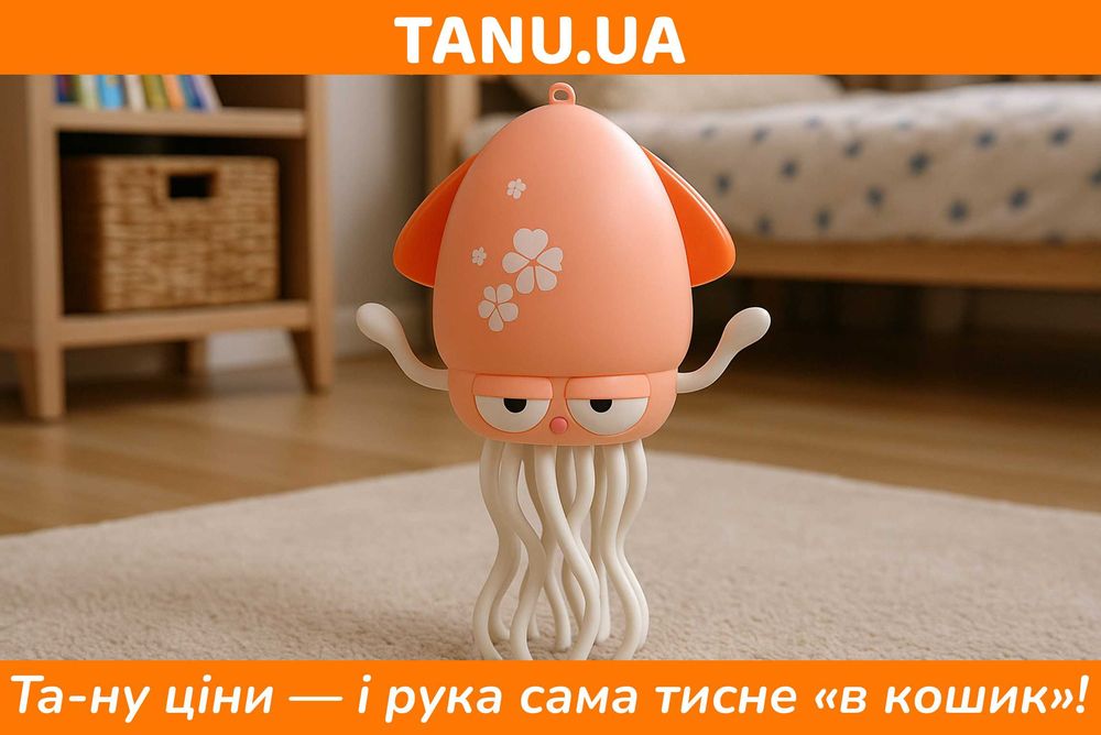 Дитяча музична іграшка танцюючий Восьмініг Tummy Time Octopus