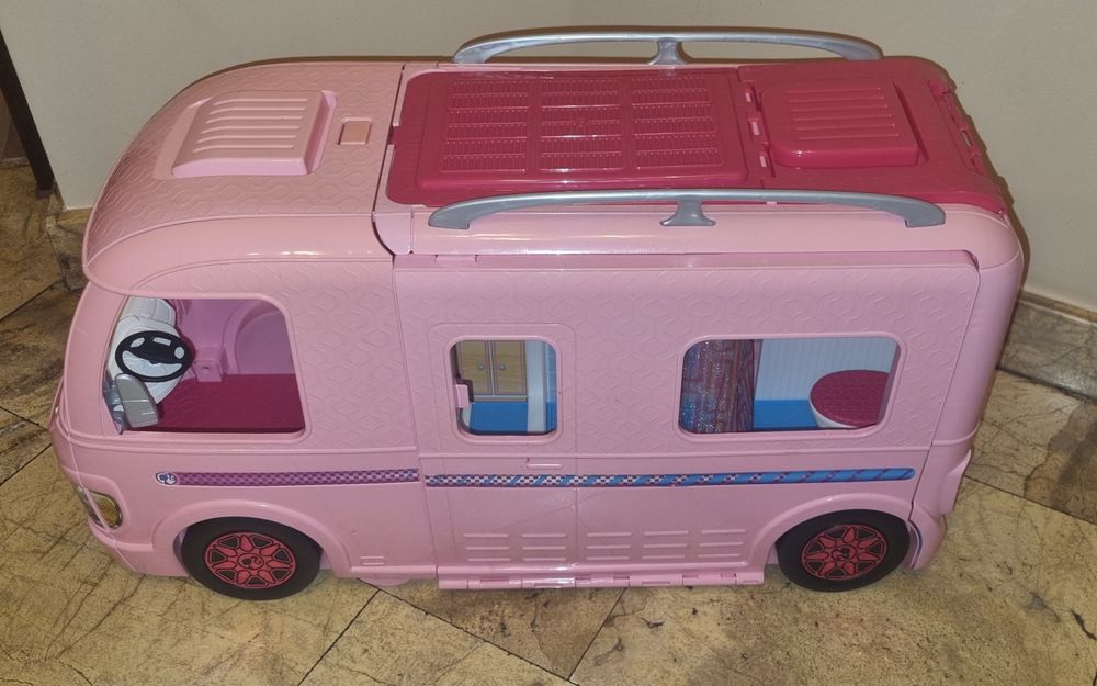 Kamper Barbie Duże Auto