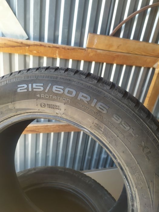 Резина 215 60 r16 XL Nokian WR d4 шини колеса комплект