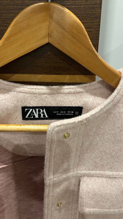 Casaco rosa Zara