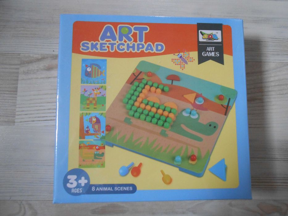 Мозаїки: магнітна, з кульками, крупна, з болтами, з шуруповертом .