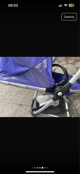 Quinny zapp xstra 2 + pałąk + folia + torebka