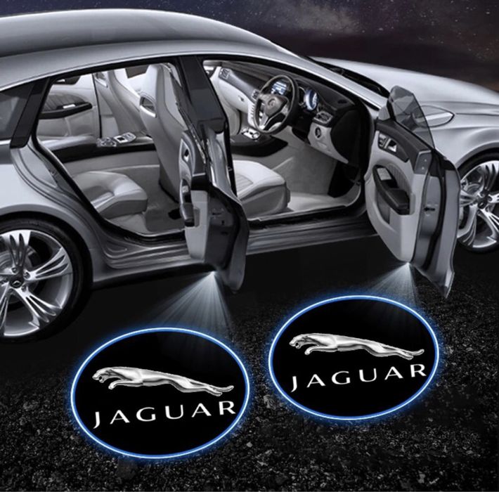 Лазерные проектор двери с изображением jaguar