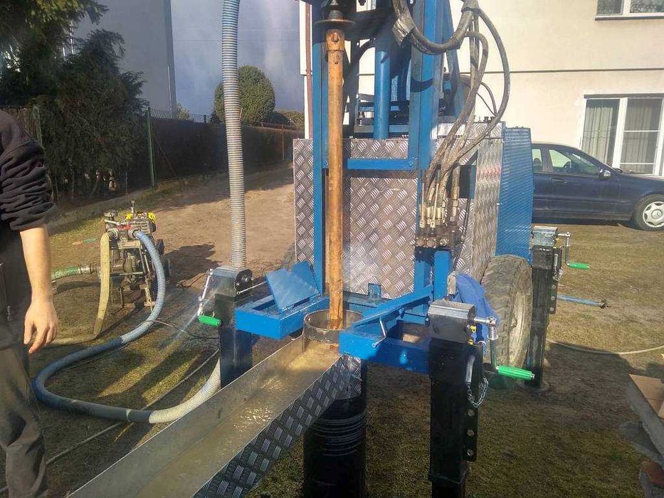 Wiercenie studni - Studnie głębinowe | Bez zniszczeń | Szukanie Wody