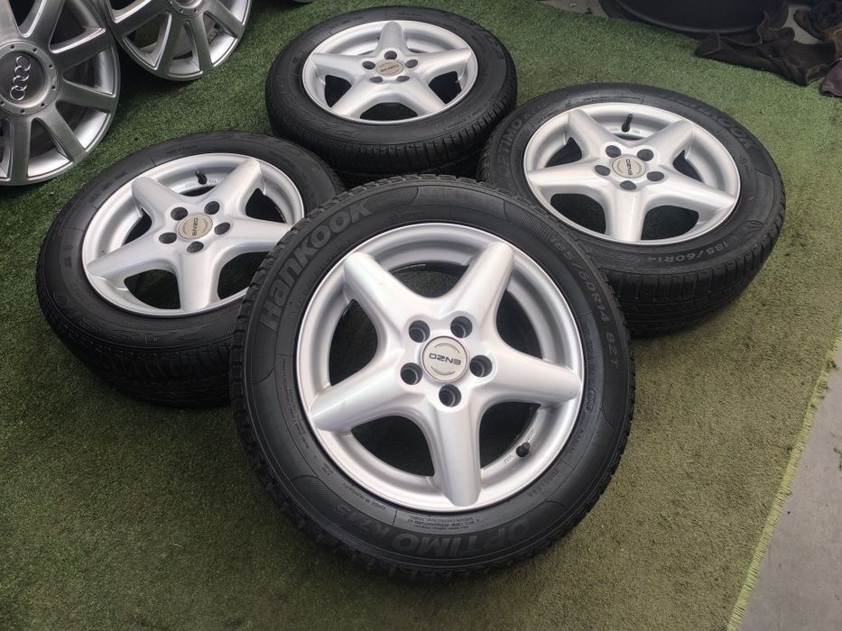 14 koła 5x100 et32 opony 185/60/14 VW Polo Fox Seat Ibiza Skoda Fabia
