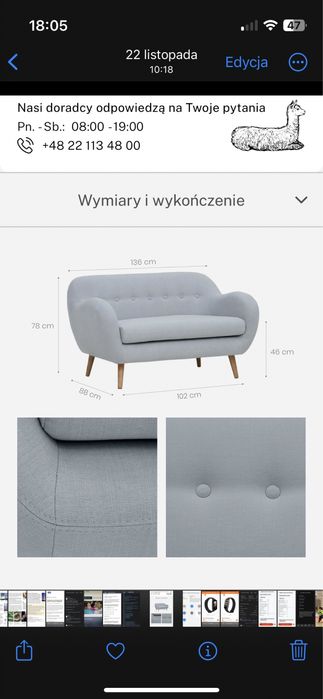 Sofa 2os i 3os komplet- Gullris Scandisofa