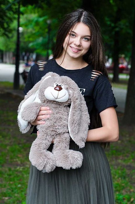Зайчик Тотті 45 см! М'який кролик