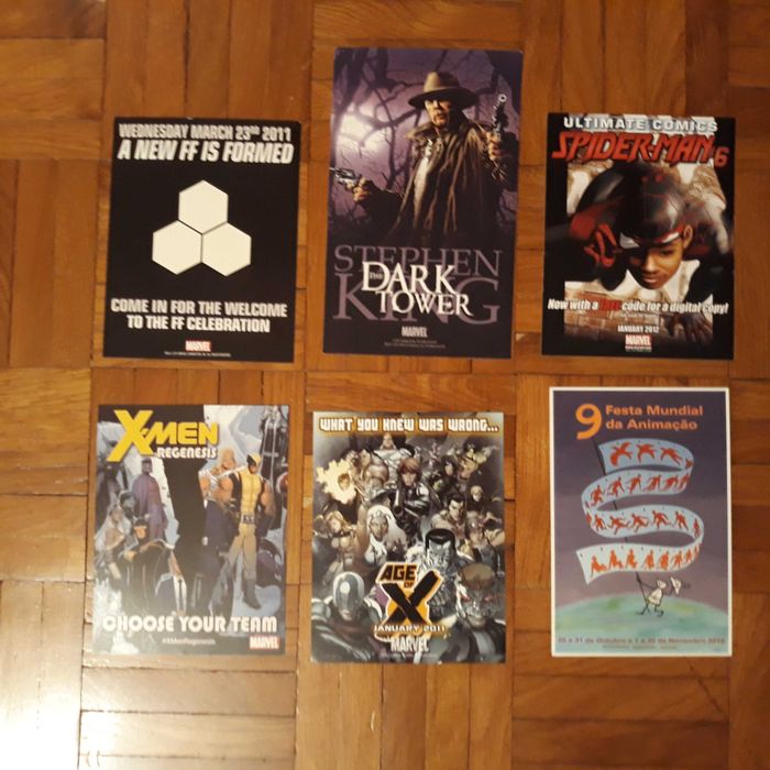 BD - Marcadores para livros e postais