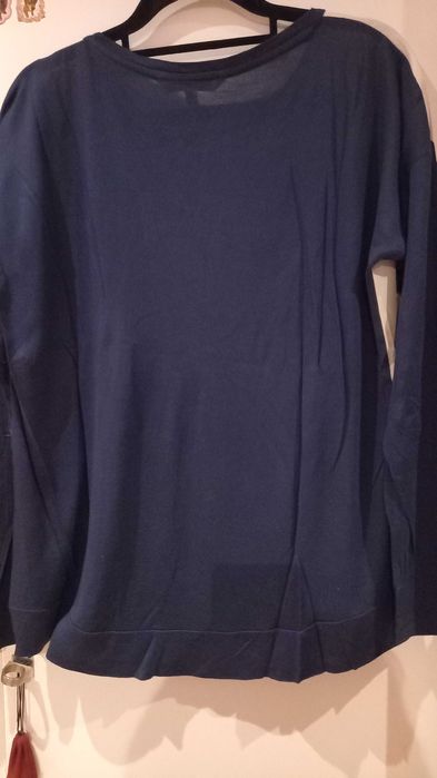 Camisola de meia estação, azul marinho c estampado à fr, S - Tiffosi