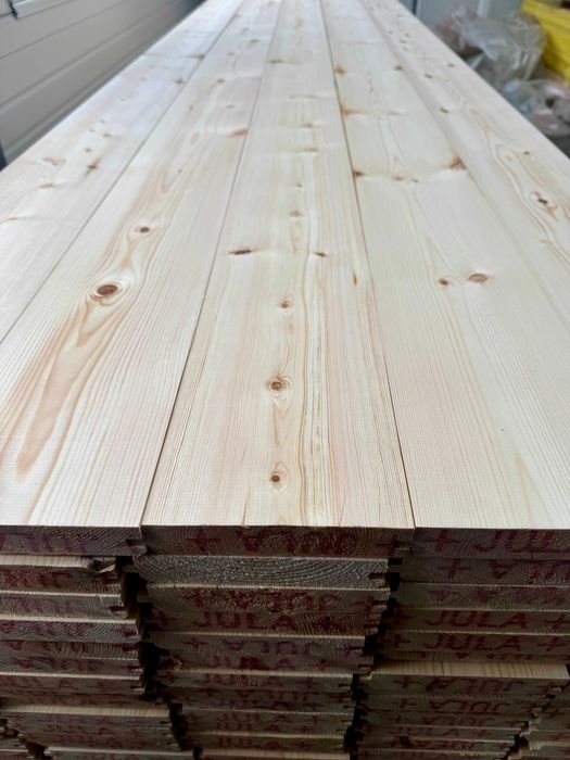 Deska podłogowa sosna skandynawska 34x148 stropo-podłoga szalówka