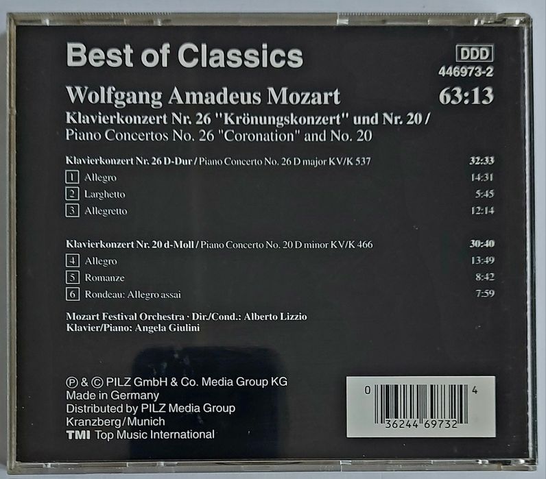 Mozart Best Of Classics